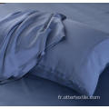 Ensemble de draps de lit en bambou Queen King Size